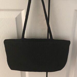 The Sak Elegant Black Crochet Handbag